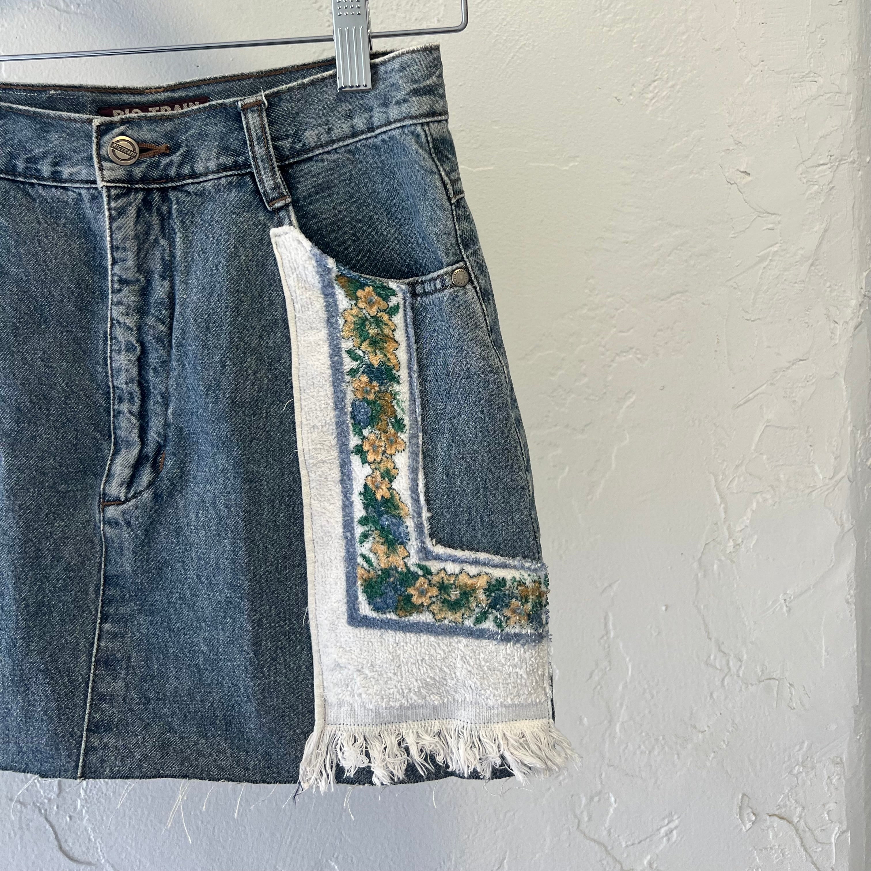 Floral Fringe Skirt